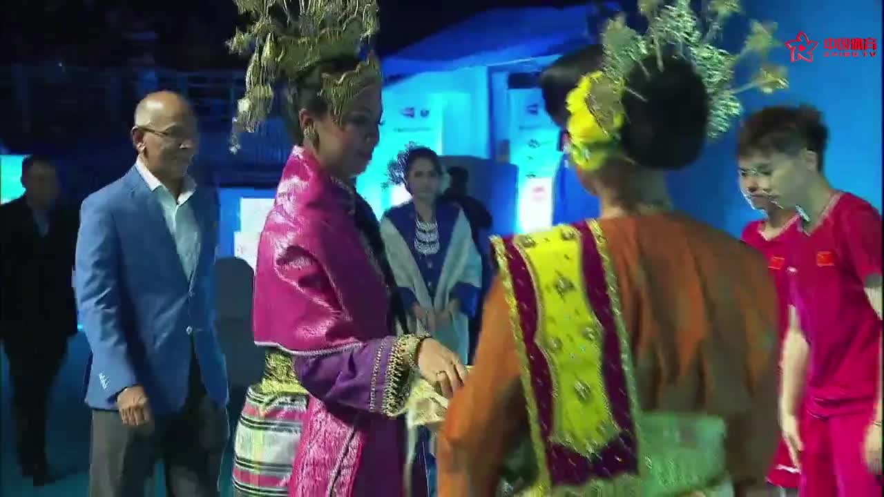 女双决赛颁奖仪式
