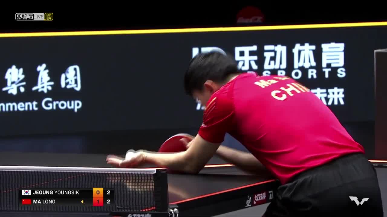 马龙 vs 郑荣植 WTT澳门国际乒乓球赛男单1/4决赛