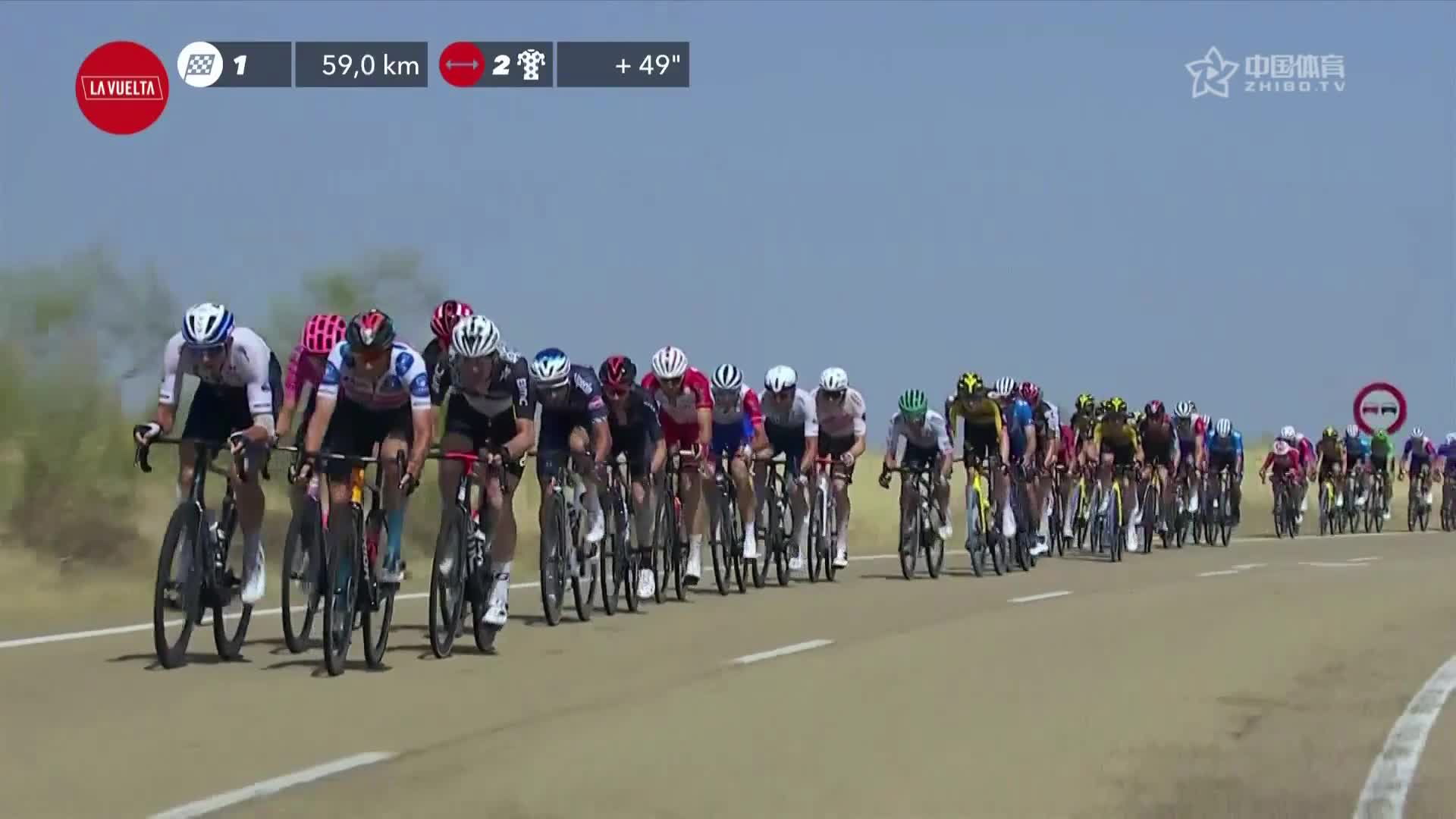 2021环西S13 | 横风突袭 主集团发生大规模断龙