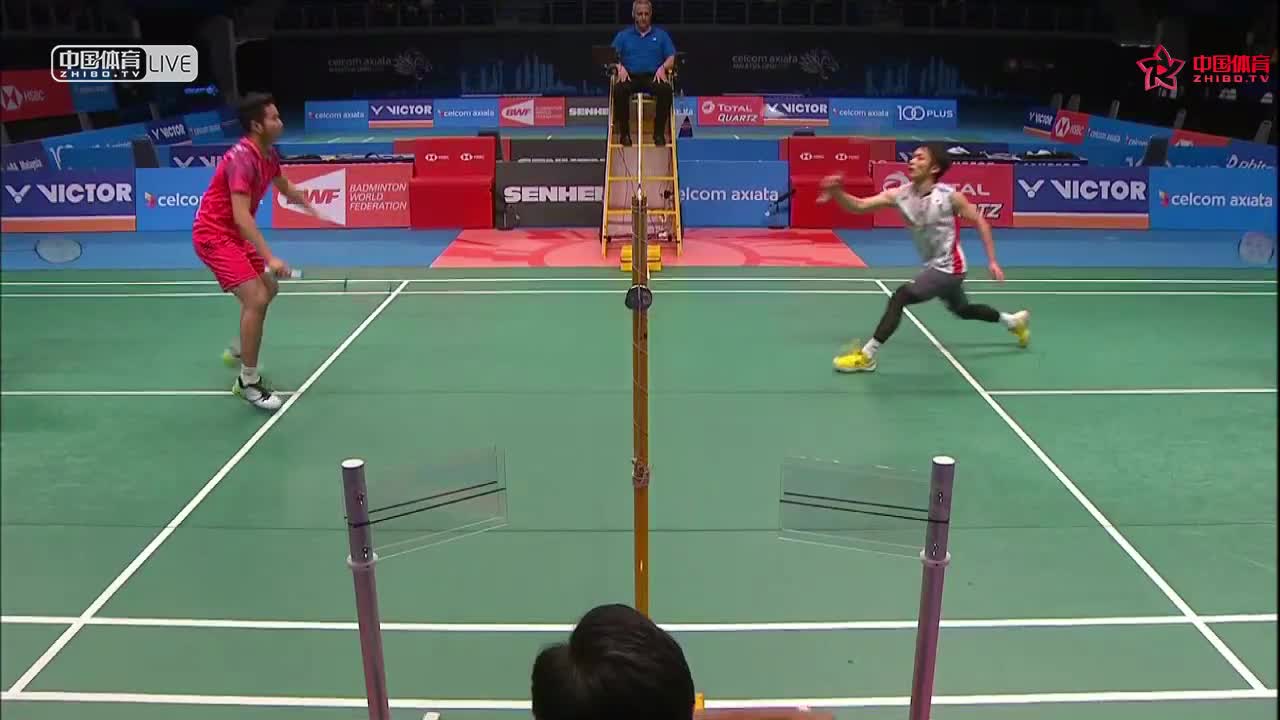 何济霆/谭强 CHN VS 嘉村健士/园田启悟 JPN 马来西亚公开赛 男双半决赛