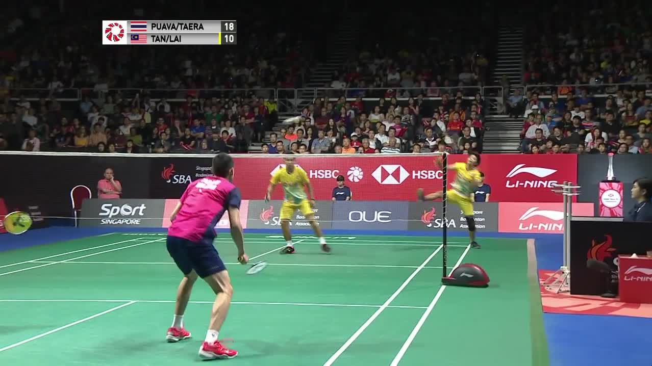 2019新加坡赛 | 德差波/沙西丽2-0陈健铭/赖沛君精彩集锦