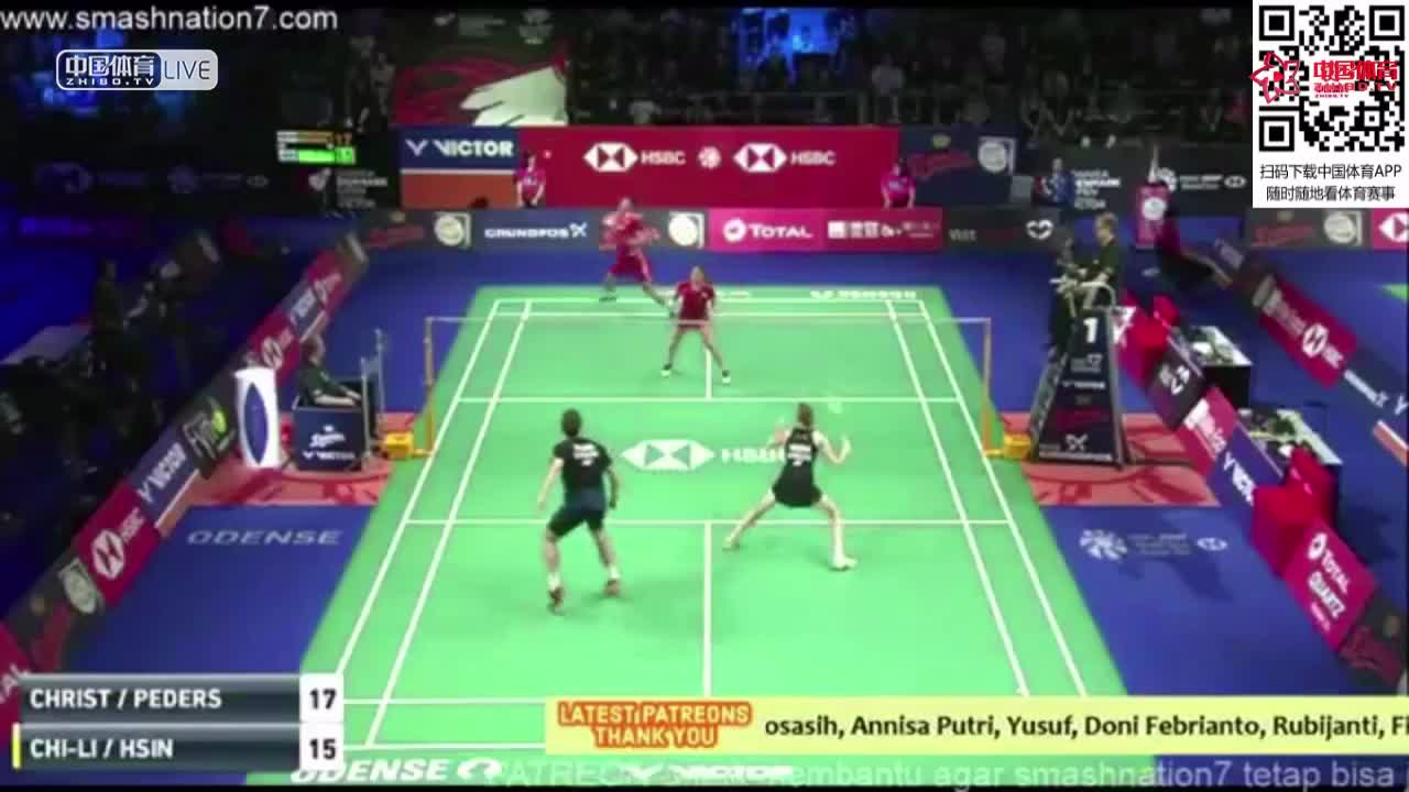 克里斯蒂安森/ 克里斯汀娜·彼德森 vs 王齐麟/李佳馨 2018丹麦公开赛 混双1/16决赛