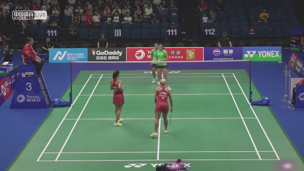 丽丝/弗洛拉 VS 加夫列拉/斯托伊娃 2018南京世锦赛 女双第二轮