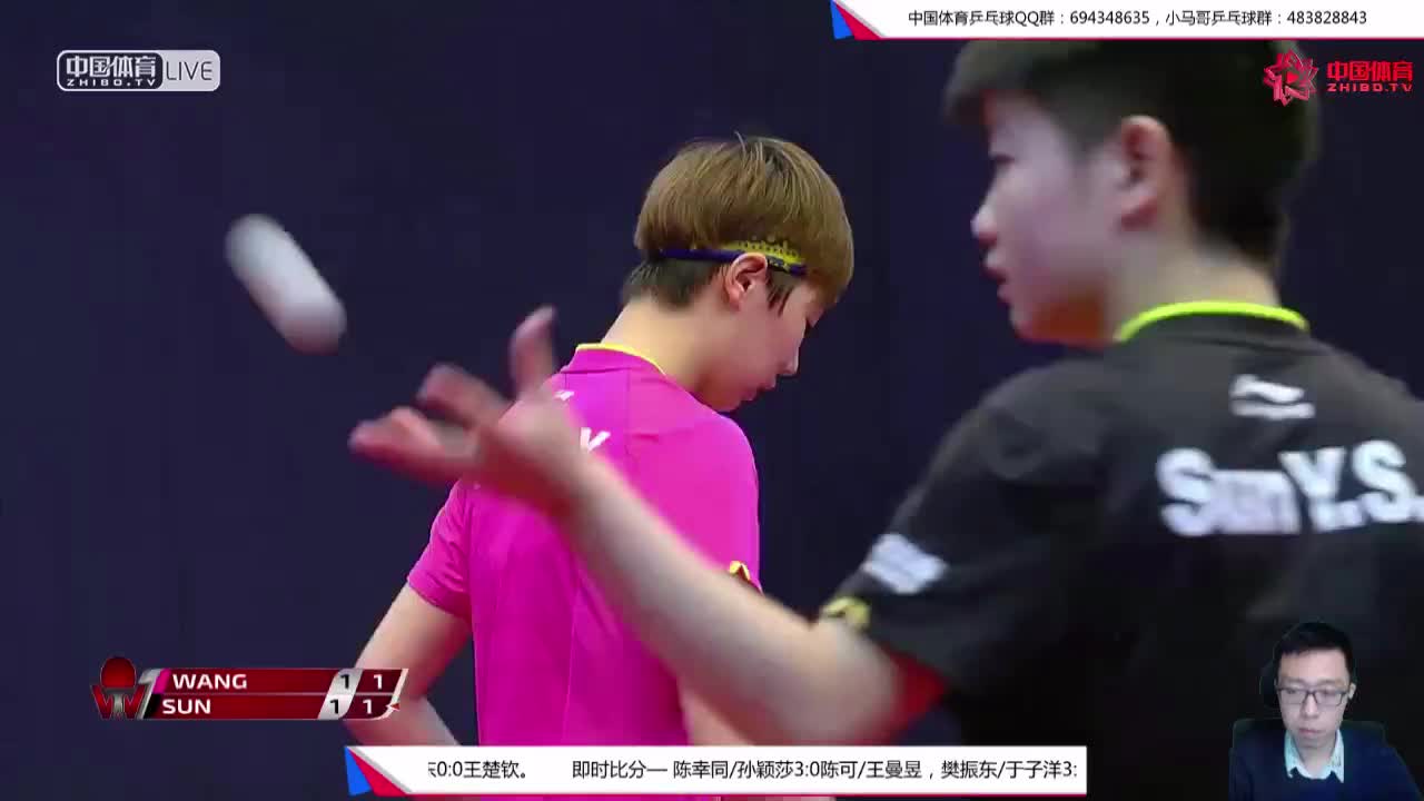 王曼昱 CHN vs 孙颖莎 CHN