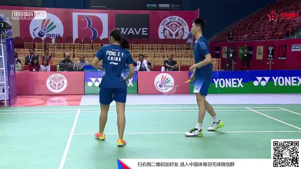 欧烜屹/冯雪颖  VS   兰基雷迪/蓬纳帕 2018赛义德莫迪锦标赛 混双半决赛