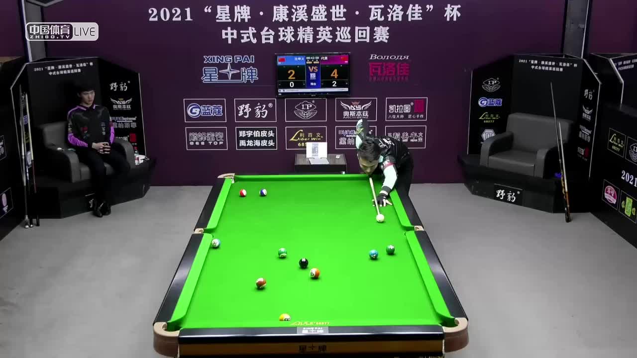 2021中式台球精英巡回赛第三站 第一组64进32　沈申义 vs 代勇