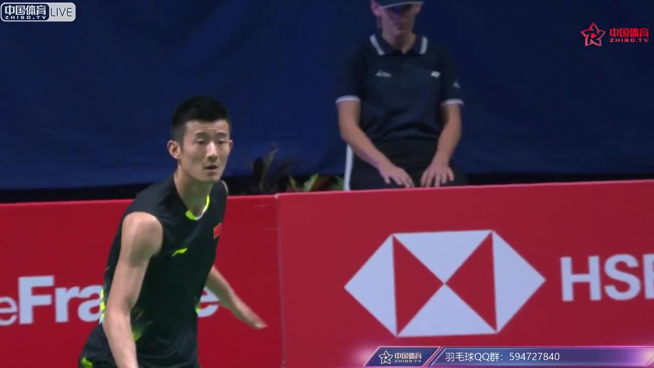 谌龙vs桃田贤斗 2018法国公开赛 男单半决赛