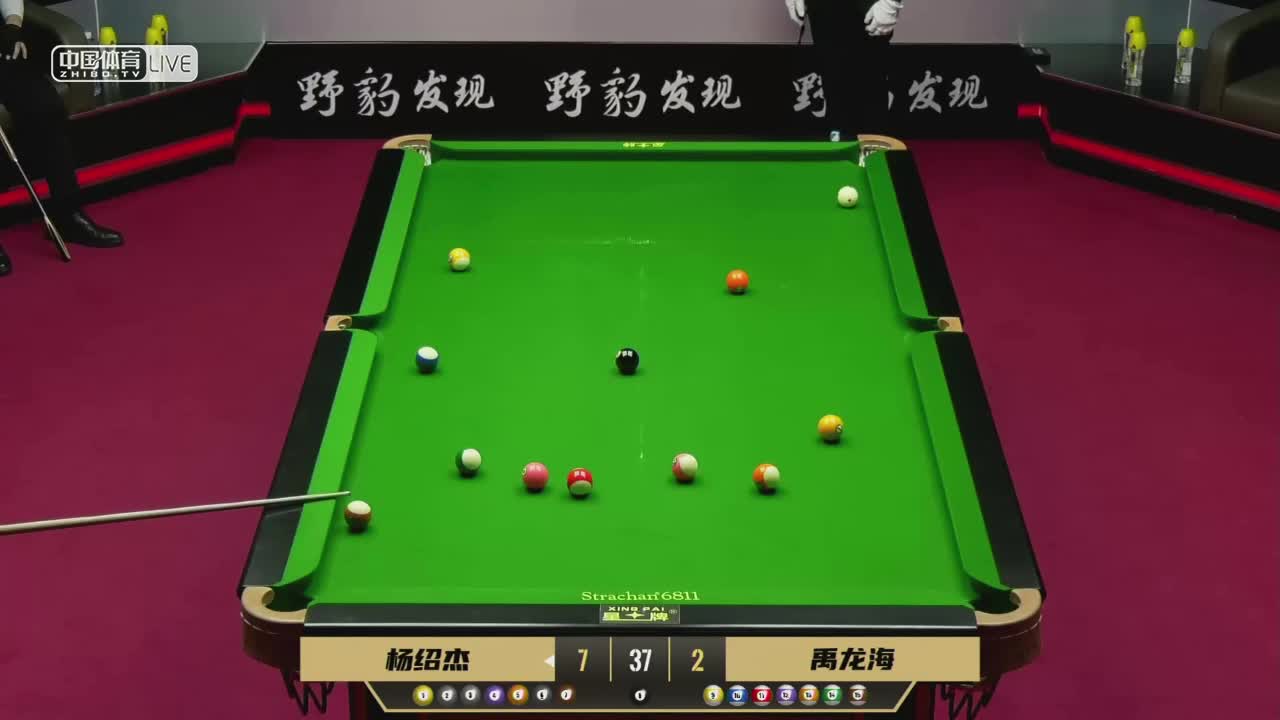 禹龙海 vs 杨绍杰 单挑约局：康溪盛世中式台球“破浪”之战
