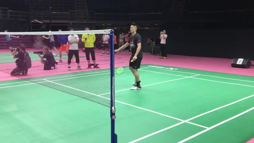 林丹训练视频 诠释了什么叫张弛有度