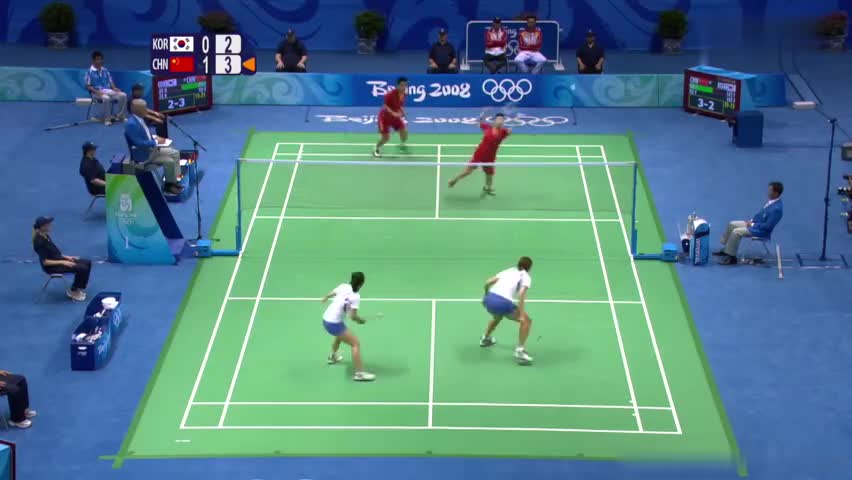 经典回顾：2008年北京奥运会，杜婧/于洋击败强敌为国羽守住女双荣耀！