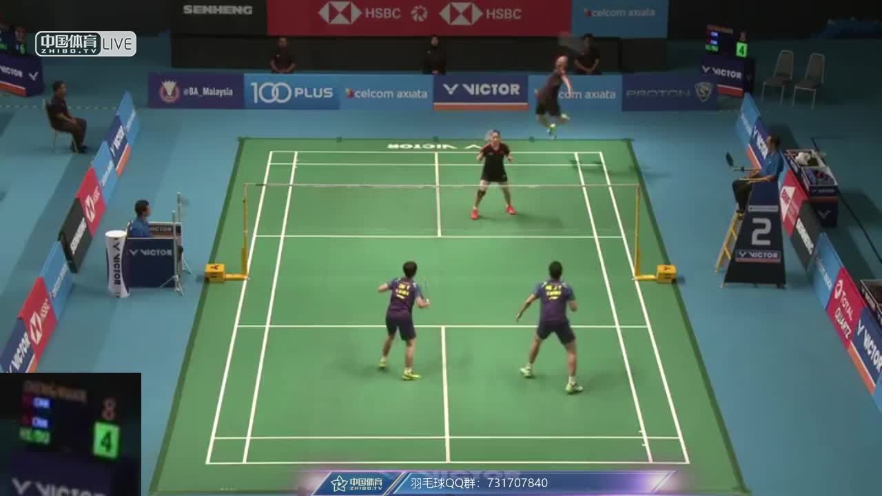郑思维/黄雅琼 CHN vs 何济霆/杜玥 CHN 马来西亚公开赛 混双1/4决赛