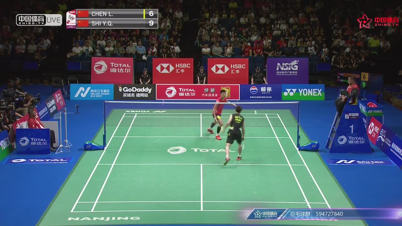 谌龙 vs 石宇奇 2018南京世锦赛 男单半决赛