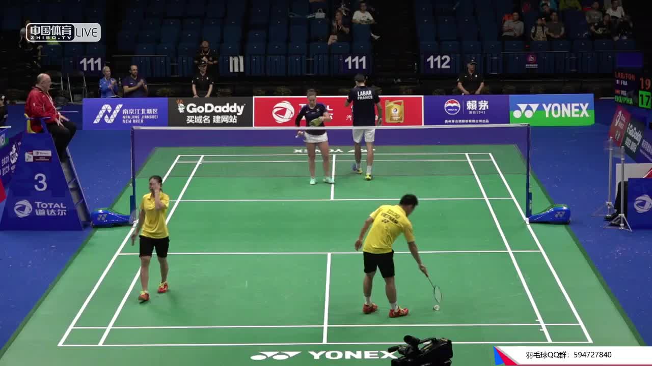 拉巴尔/奥德丽 vs 杜俊德/范草珍 2018南京公开赛 混双第一轮