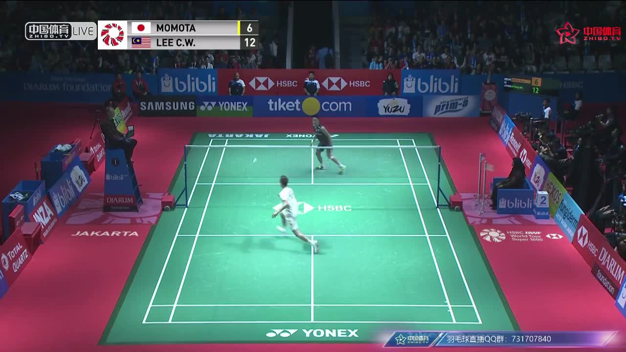 桃田贤斗 vs 李宗伟 2018印尼公开赛 男单半决赛