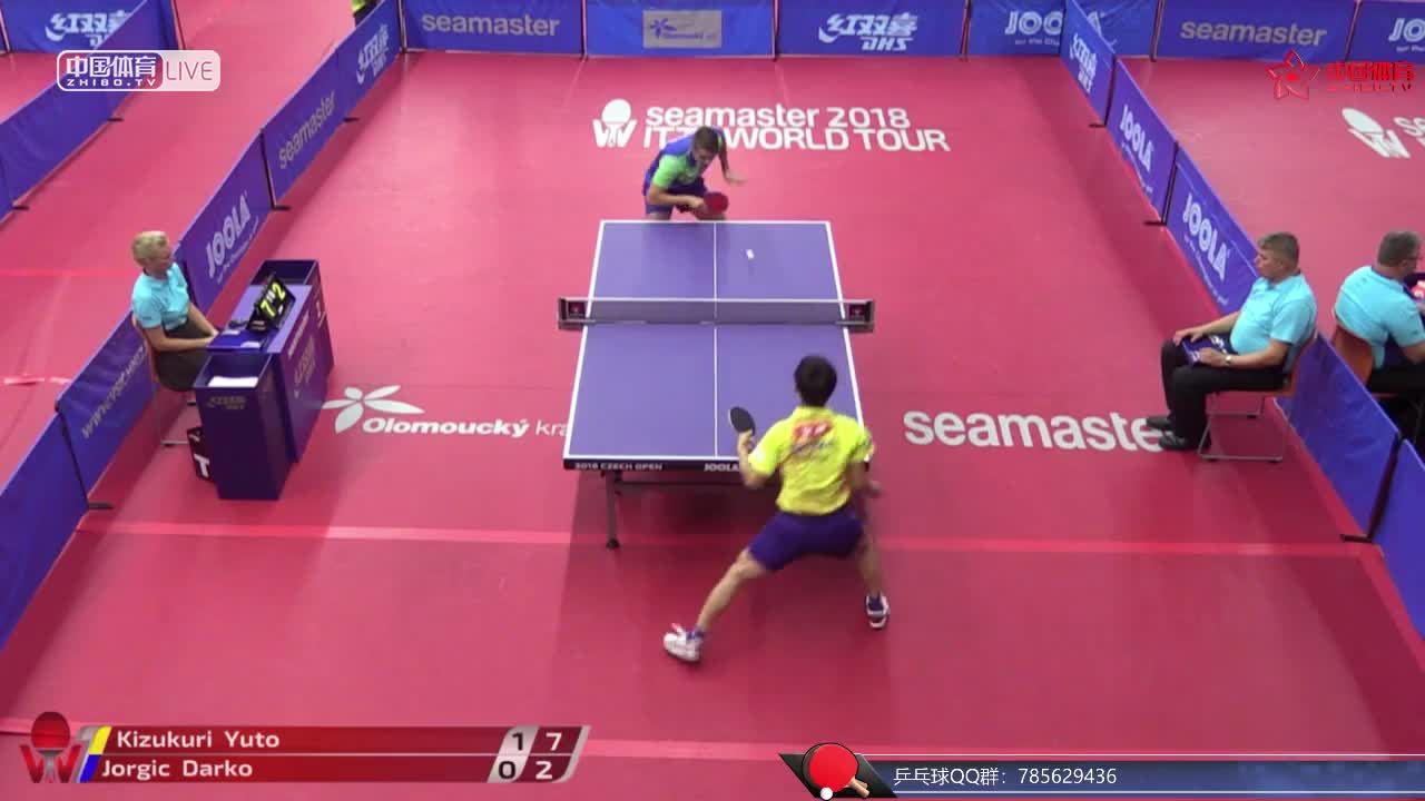 木造勇人 JPN vs 达科-约基奇 SLO ITTF捷克公开赛U21男单决赛