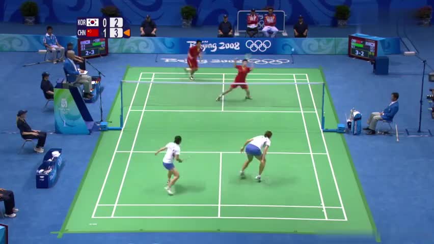 经典回顾：2008年北京奥运会，杜婧/于洋击败强敌为国羽守住女双荣耀