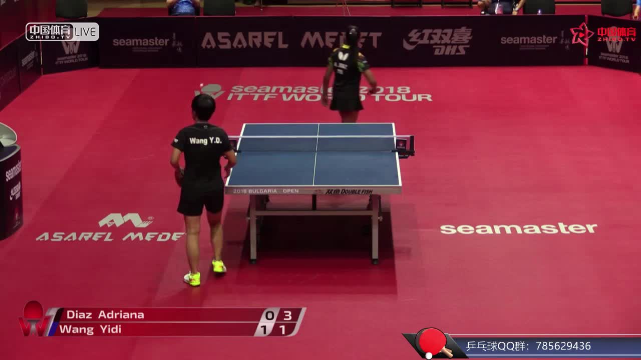 王艺迪 CHN vs 迪亚兹 PUR ITTF保加利亚公开赛女单1/8决赛