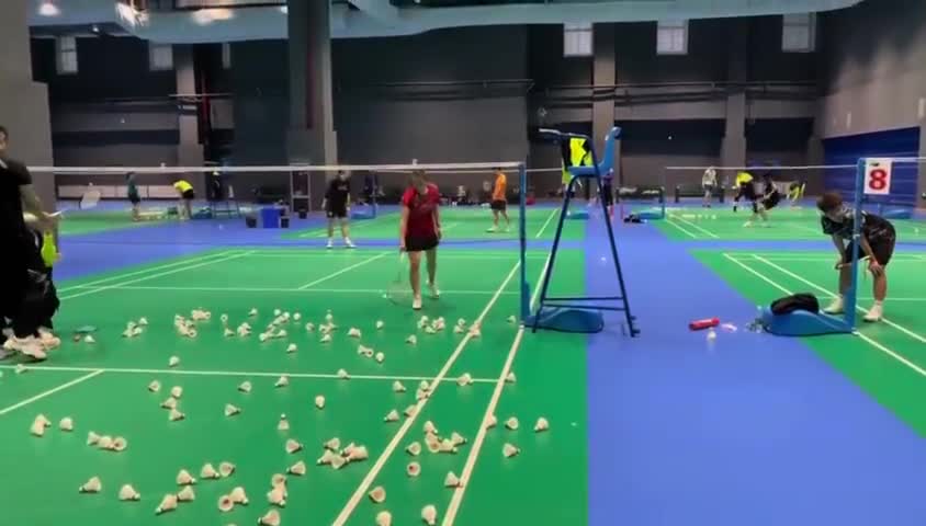 黄雅琼的网前多球训练 快到令人窒息