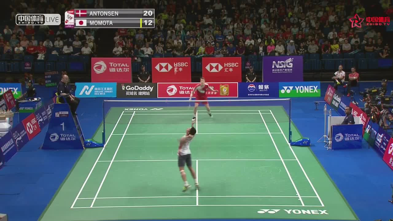 安东森 VS 桃田贤斗 2018南京世锦赛  男单1/8决赛