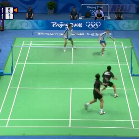 经典回顾：2008北京奥运会的李龙大/李孝贞，半决赛对阵林培雷/玛丽萨的精彩表现