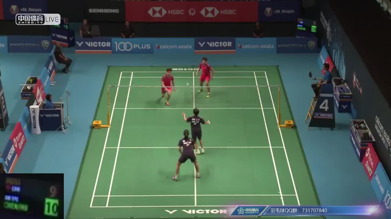 李茵晖/杜玥 CHN vs 陈晓欢/胡绫芳 TPE 马来西亚公开赛女双1/16决赛