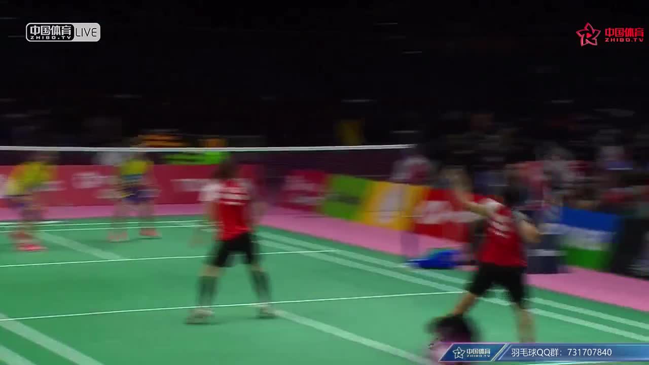 印度尼西亚vs马来西亚 2018汤尤杯 尤伯杯小组赛