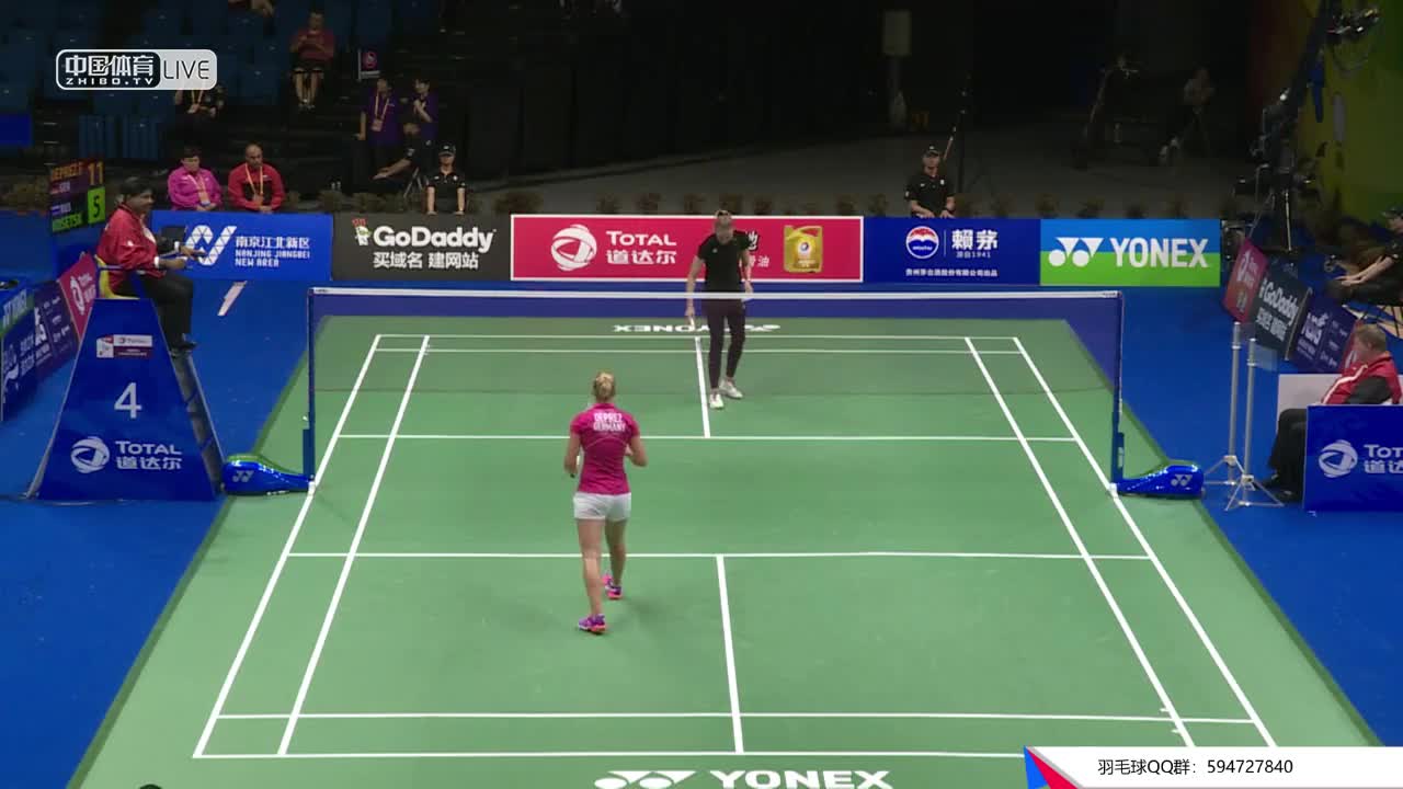 德普莱兹 vs 叶夫根尼娅 2018南京世锦赛 女单第一轮