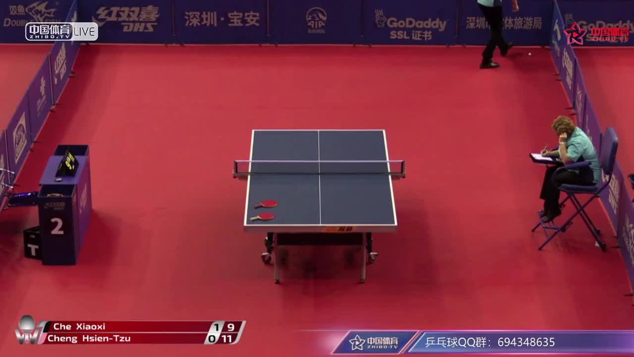 车晓曦 CHN vs 郑先知 TPE 中国公开赛 女单资格赛第三轮