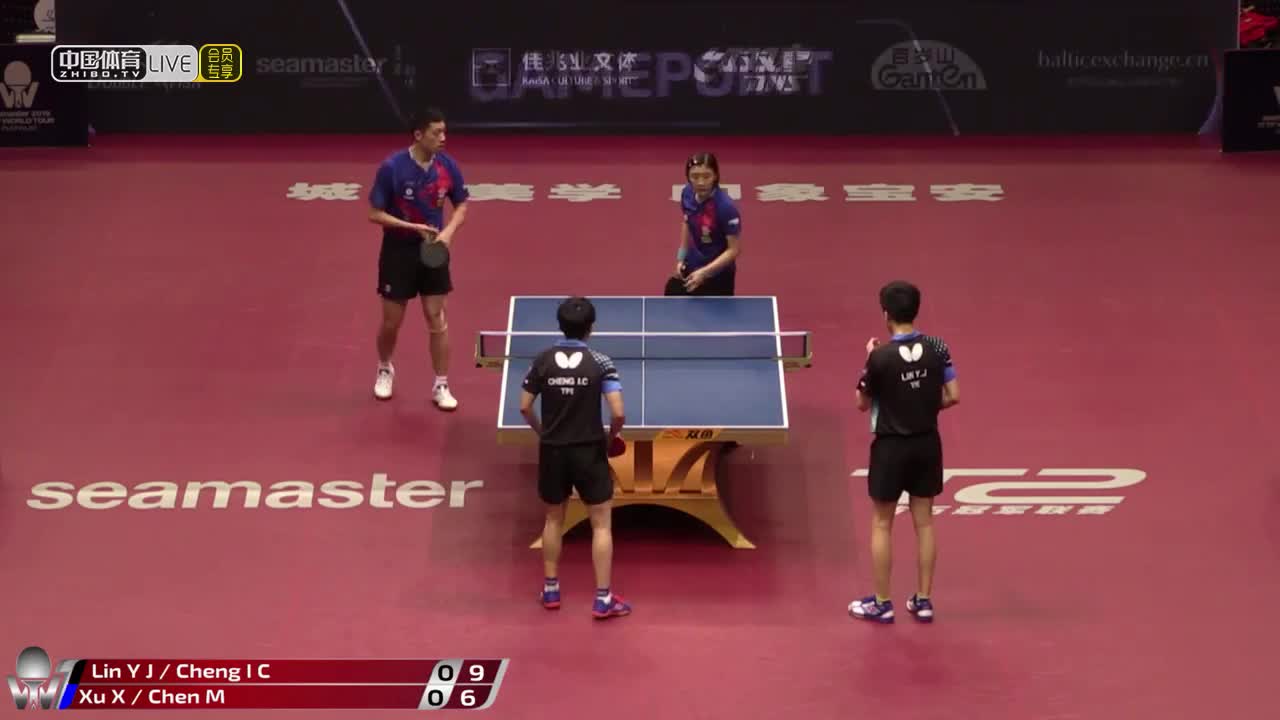  许昕/陈梦 CHN vs 林昀儒/郑怡静 TPE 2019中国公开赛混双1/4决赛