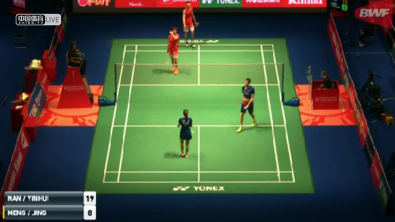 张楠/李茵晖 vs 陈健铭/赖沛君 2018日本公开赛 混双1/8决赛