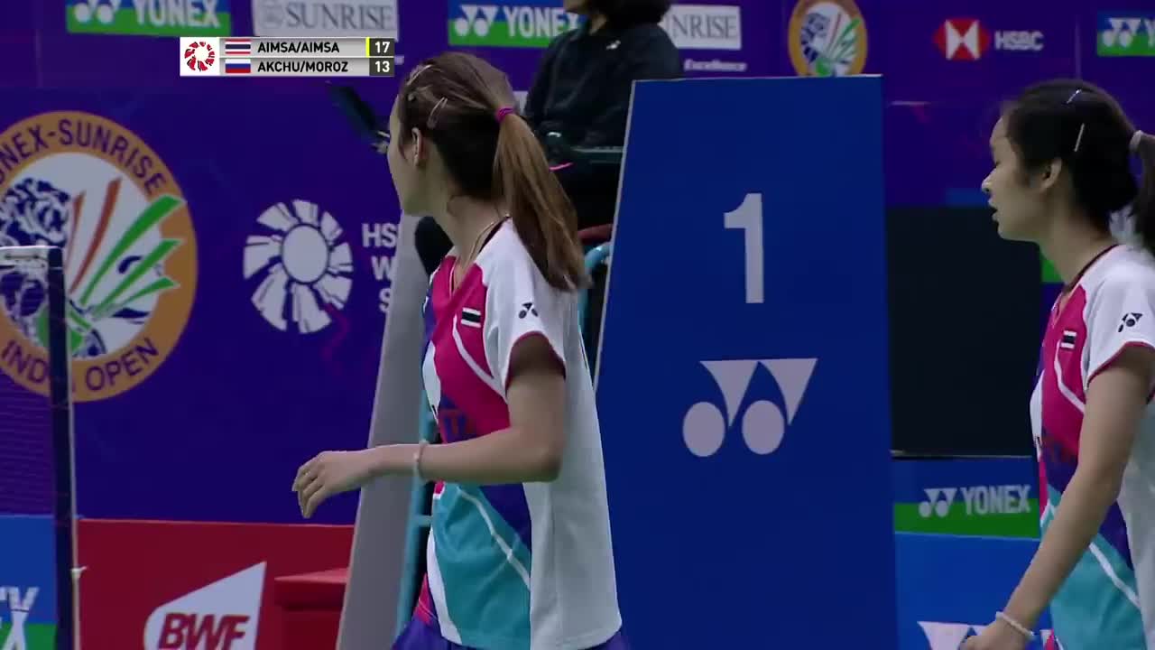 【集锦】泰国女双本雅帕/努塔卡恩加冕女双冠军