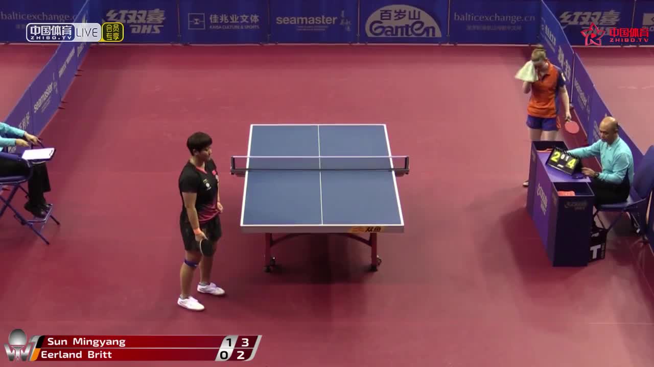 孙铭阳 CHN vs 艾尔兰德 NED 2019中国公开赛