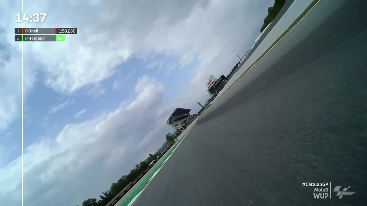 MotoGP世界摩托锦标赛加泰罗尼亚大奖赛 Moto3热身赛（英文）