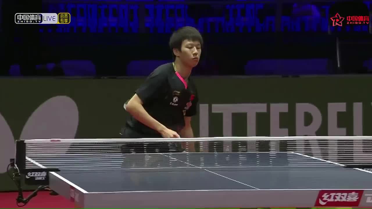 林高远 CHN vs 莱贝松 FRA 2019世乒赛 男单1/16决赛