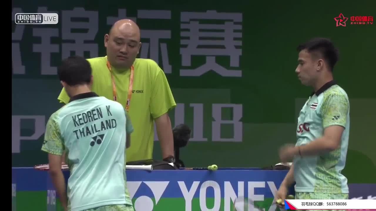 基丁柳蓬/德差波尔 vs 阿德尤索/瓦优-纳亚卡 2018南京世锦赛 男双第一轮
