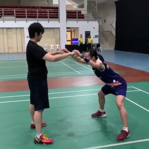 戴资颖灵敏性训练 既简单又实用快学习起来吧