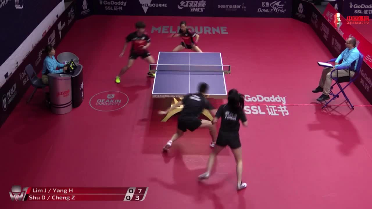 林钟勋/梁夏银 KOR vs 迪恩·舒/CHENG Zhiying NZL 2018澳大利亚公开赛 