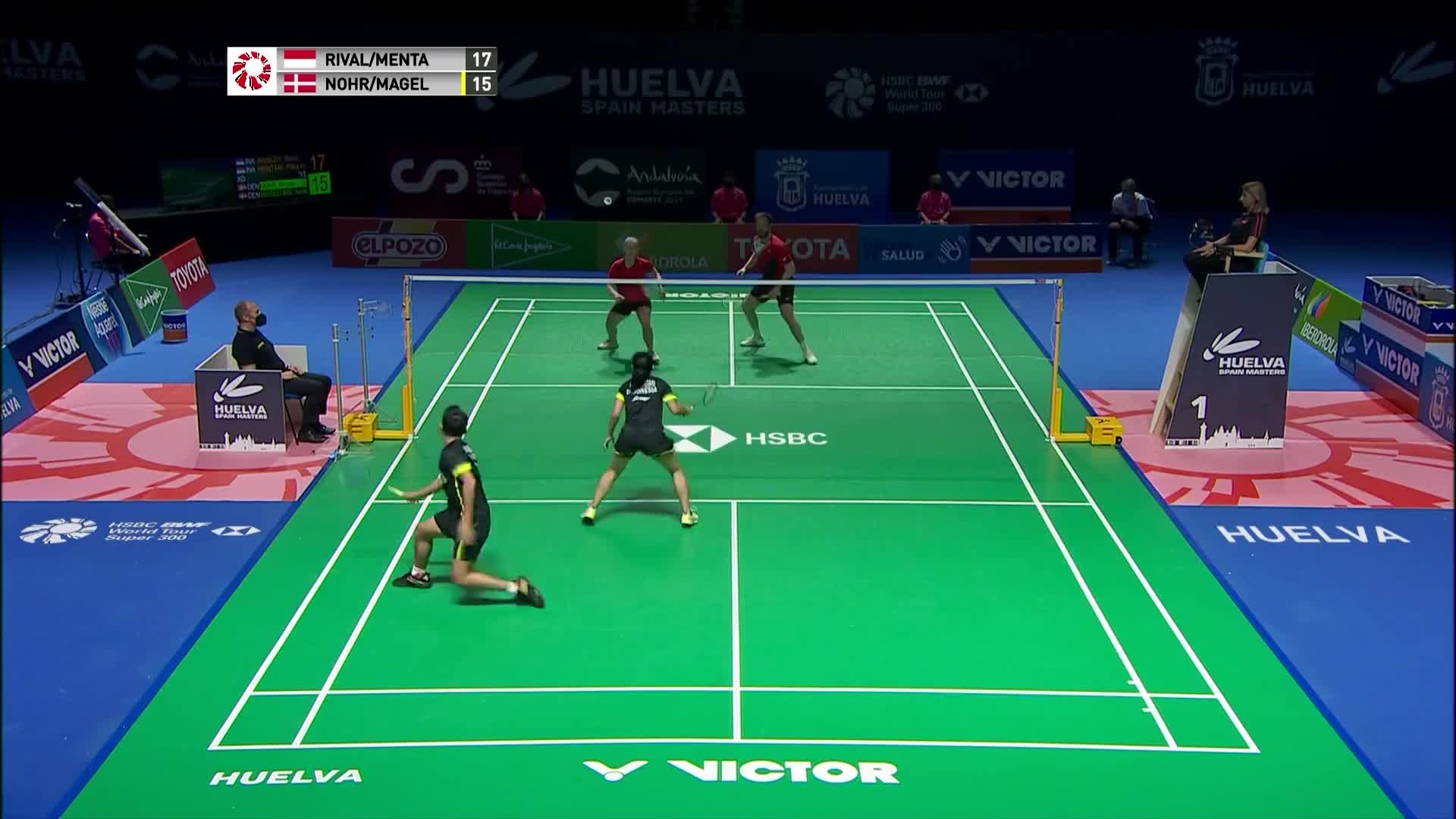 西班牙大师赛混双决赛 里瓦尔迪/门塔里vs诺尔/玛格伦德 全场Highlights