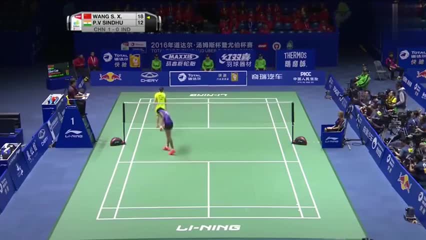 经典回顾：2016尤伯杯半决赛回顾 王适娴VS辛杜