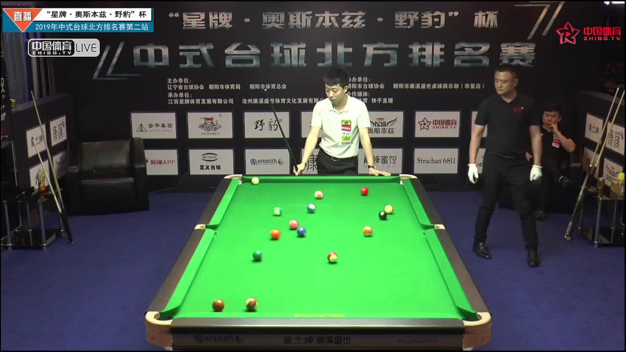 2019中式台球北方排名赛第二站 禹龙海vs刘闯（大）
