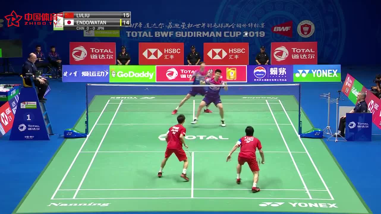 2019苏迪曼杯|李俊慧/刘雨辰2-0渡边勇大/远藤大由 精彩集锦