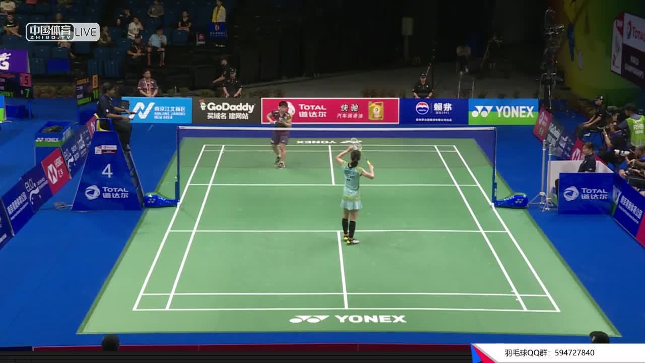 妮昌·金达汶 vs 山口茜 2018南京世锦赛女单1/8决赛