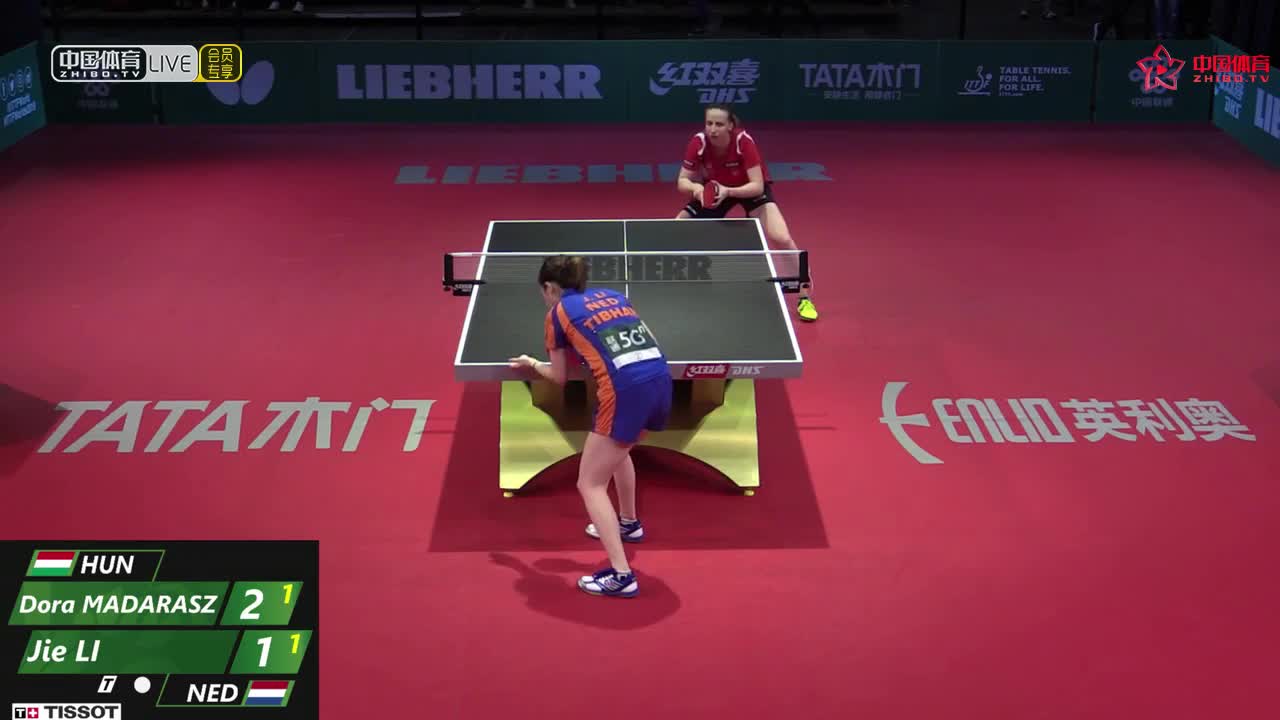 马达拉斯 HUN vs 李洁 NED 2019世乒赛 女单正赛第二轮