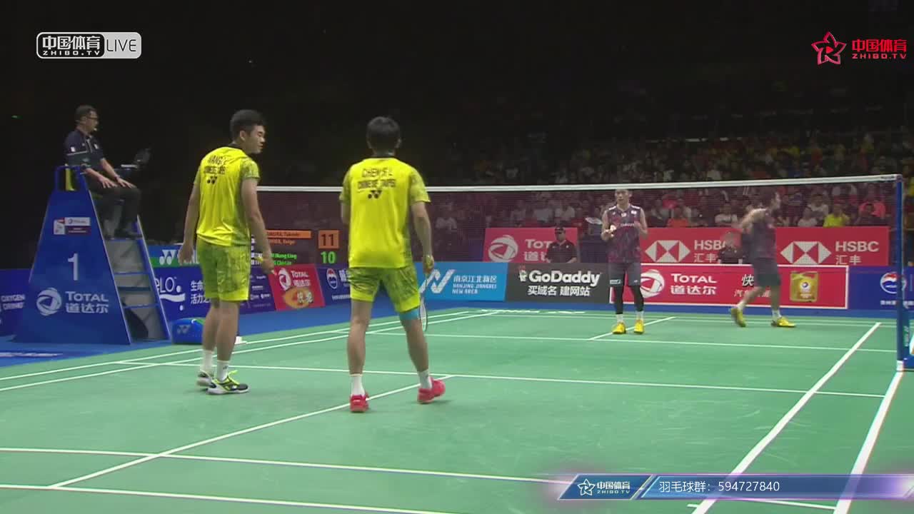 嘉村健士/园田启悟 vs 陈宏麟/王齐麟 2018南京世锦赛 男双半决赛
