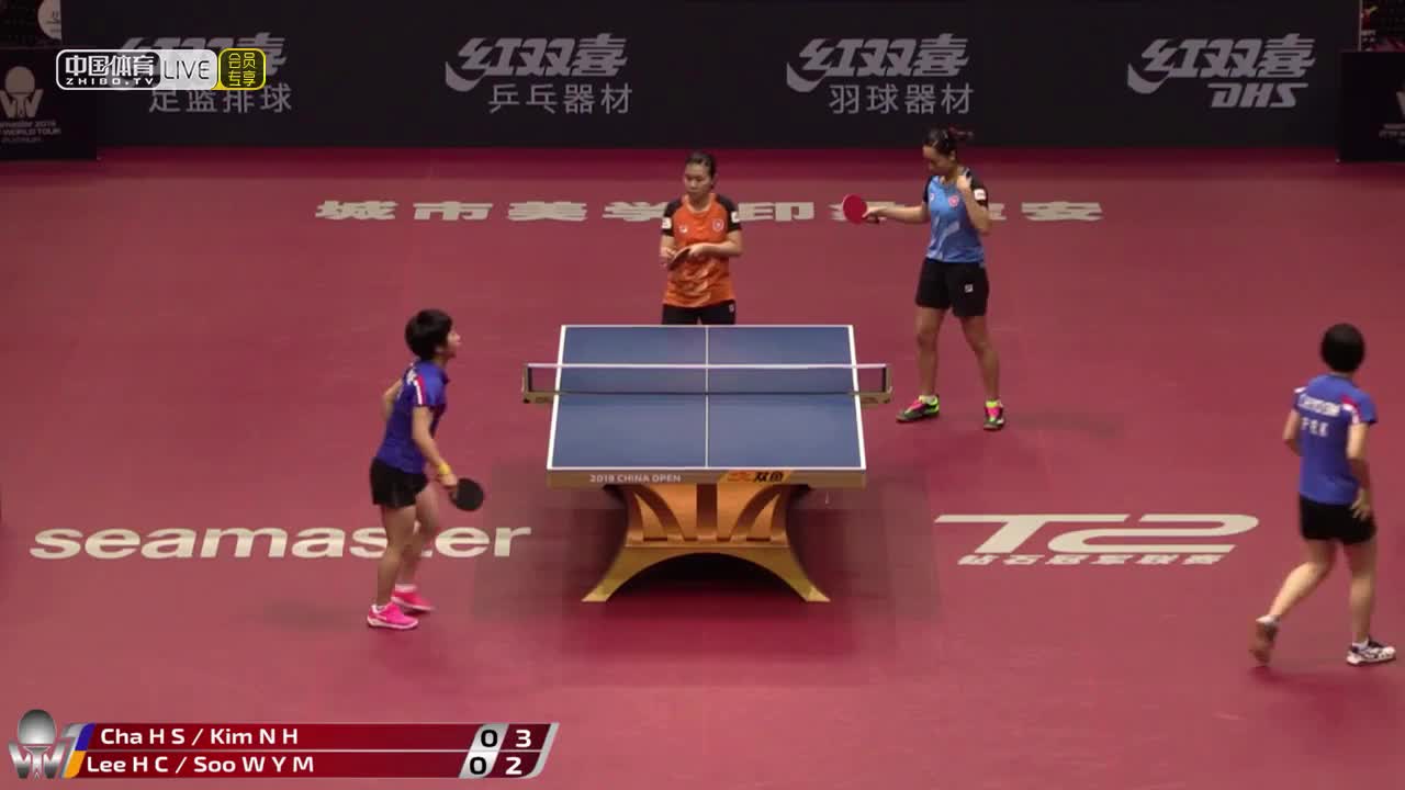 车孝心/金南海 PRK vs 李皓晴/苏慧音 HKG 2019中国公开赛女双1/4决赛