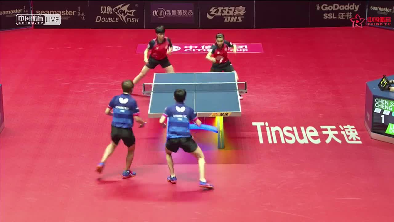 陈思羽 / 郑怡静 TPE vs 杜凯琹 / 李皓晴 HKG