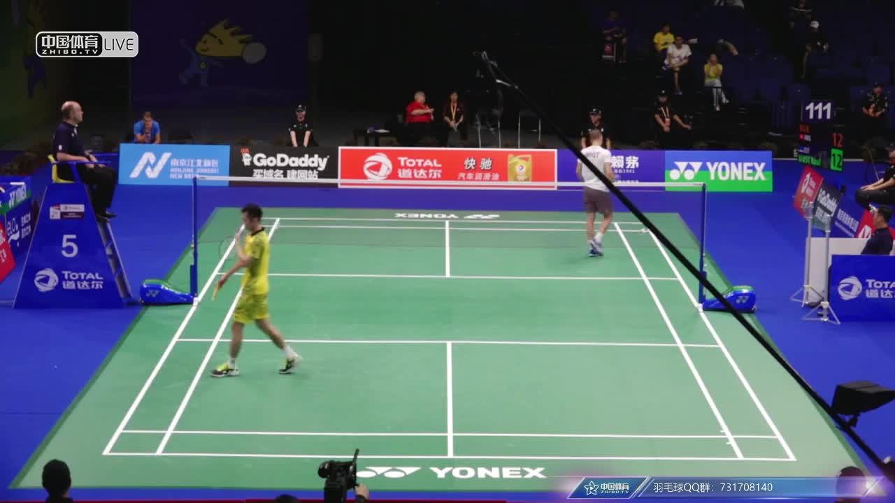 伍家朗 VS 劳尔-穆斯特 2018南京世锦赛 男单第二轮