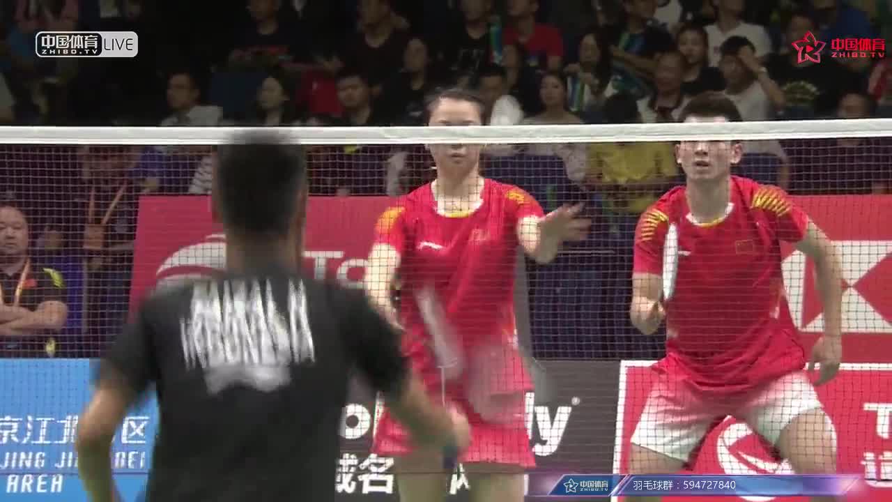 郑思维/黄雅琼 vs 哈菲兹/格洛瑞亚 2018南京世锦赛混双1/8决赛