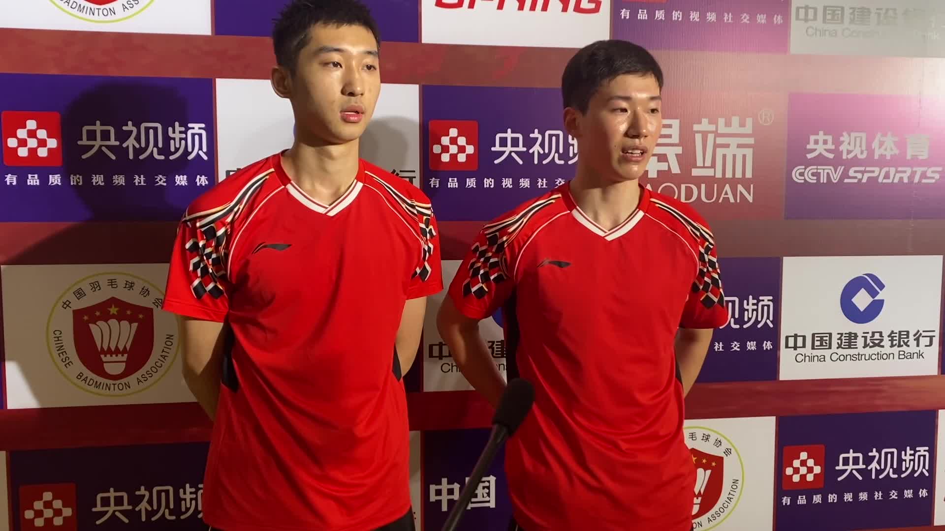 辽宁队邸子健/刘粮毓：球速慢但发挥还可以 不了解对手也全力以赴