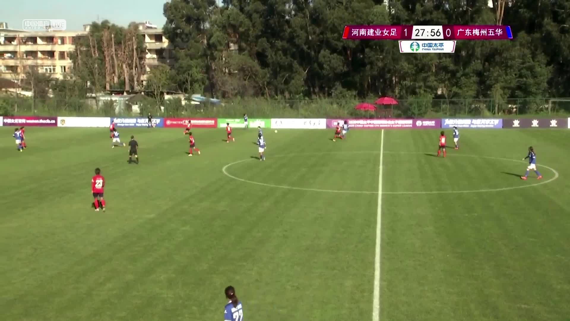 2020女子足球超级联赛  河南建业女足 vs 广东梅州五华女足